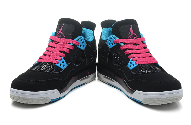 acheter air jordan,nike air jordan 4 noir et rose femme