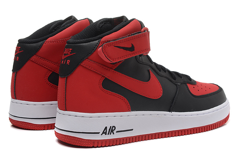 nike air force 1 mid homme rouge