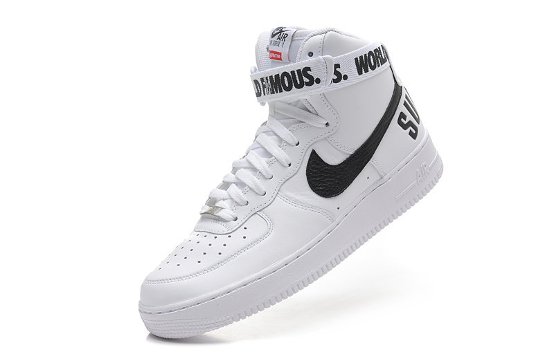 nike air force one noir et blanche