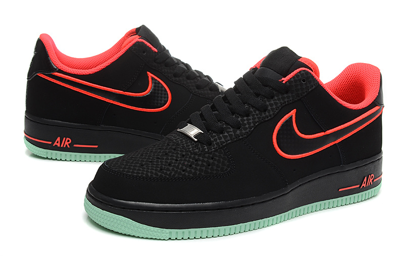 air force one nike,homme air force 1 low noir et rouge