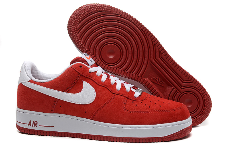 air force suede rouge