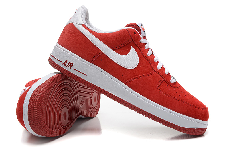 air force suede rouge