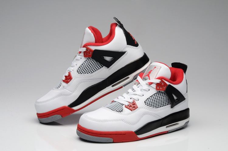 air jordan 4 blanc et rouge
