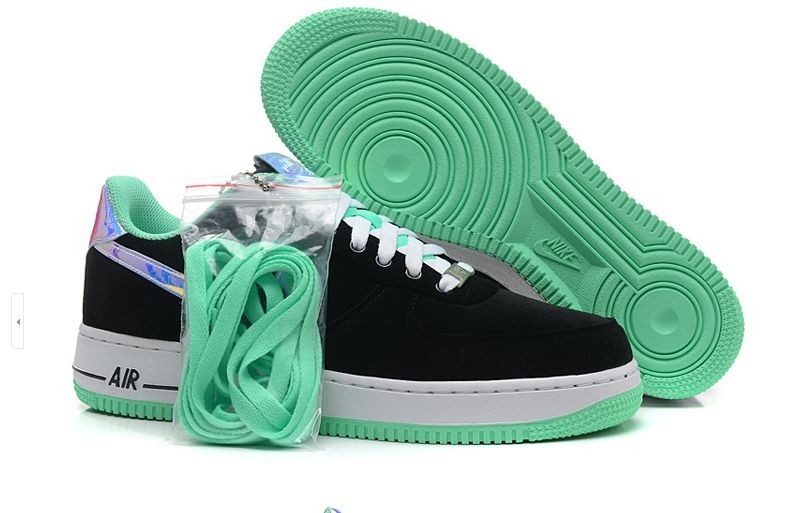 air force 1 noir et vert