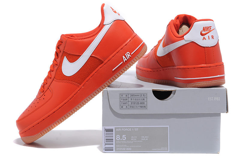 nike air force 2 homme orange