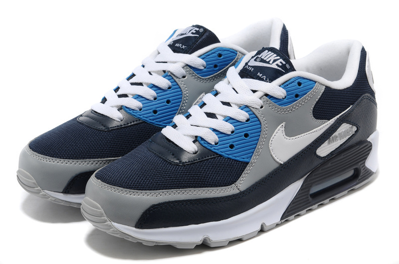 air max 90 gris bleu