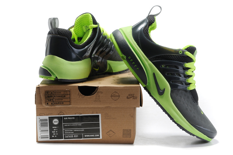 nike air presto homme verte