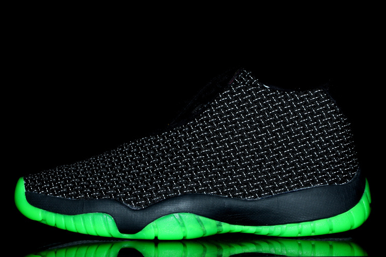 jordan future noir et vert